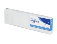 Compatível com tinta pigmentada Ciano Epson SJIC26P