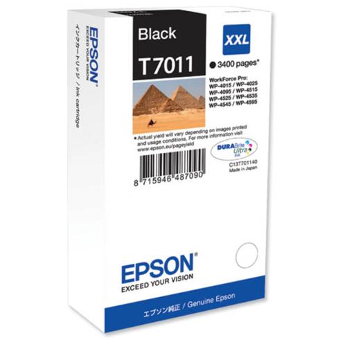 Epson -T-7011- XXL Preto Original
