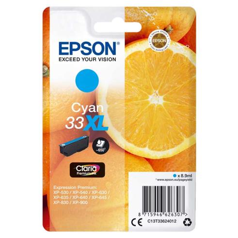 Epson T3362 / 33XL Ciano Original