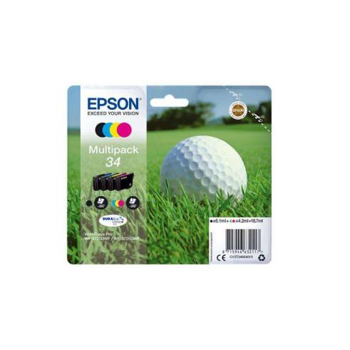 Epson T3476 / 34XL Pacote de 4 Originais