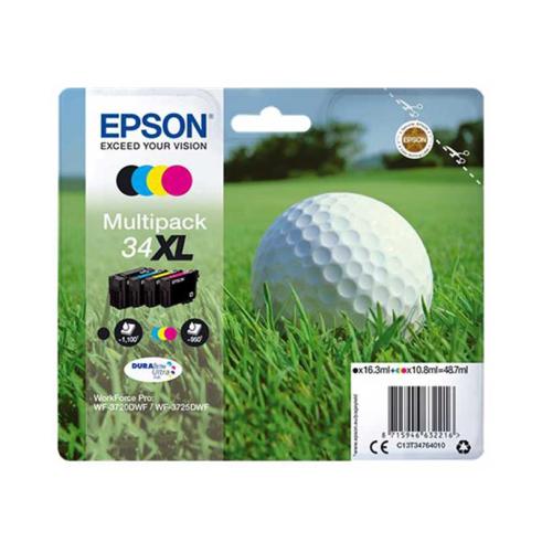 Epson T3476 / 34XL Pacote de 4 Originais