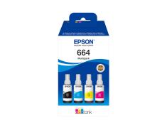 Epson T664 Pacote de 4 Fracos Originais