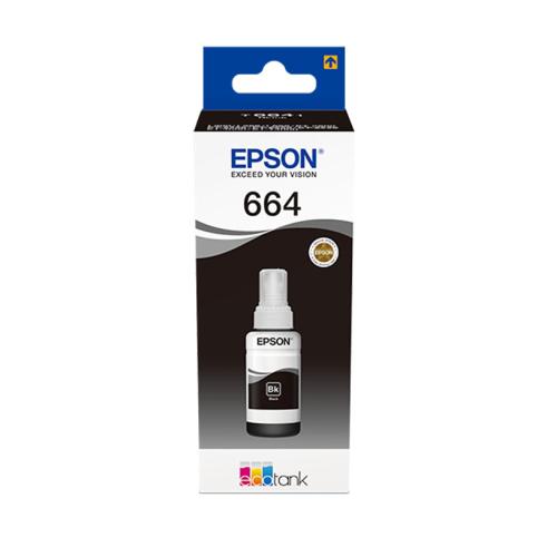 Epson T6641 Preto Frasco de Tinta Original