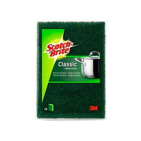 Esfregão de fibra verde Scotch-Brite® com esponja 1 e 82x117