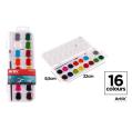 Estojo de Tintas Aquarela Semi Seca 16 Cores