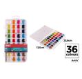 Estojo de Tintas Aquarela Semi Seca 36 Cores
