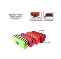 TRIPLE ZIPPER CASE