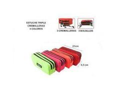 TRIPLE ZIPPER CASE