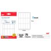 Etiquetas Autoadesivas Retangulares Brancas 20x50mm 75u