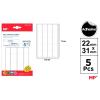 Etiquetas Autoadesivas Retangulares Brancas 22x32mm 100u