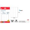 Etiquetas Autoadesivas Retangulares Brancas 35x82mm 30u