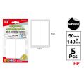 Etiquetas Autoadesivas Retangulares Brancas 50x149mm 10u