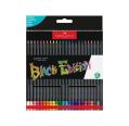 Faber-Castell Black Edition Pacote com 24 Lápis de Cor