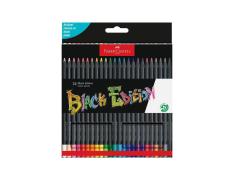 Faber-Castell Black Edition Pacote com 24 Lápis de Cor