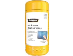 Fellowes Pacote de 200 Lenços de Limpeza de Tela