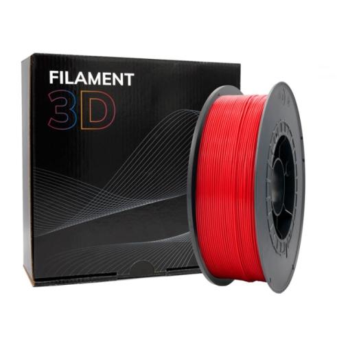 Filamento 3D - ASA - Cor: Vermelho - 1,75 mm / 1 kg