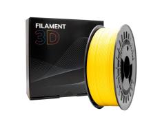 Filamento 3D - PETG - Cor: Amarelo - 1,75 mm / 1 kg
