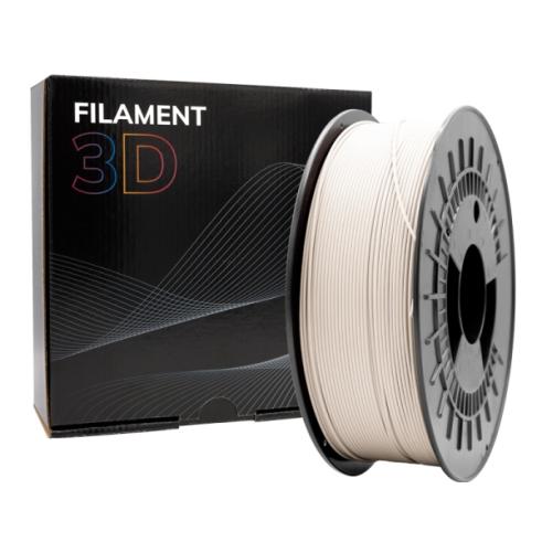 Filamento 3D - PETG - Cor: Branco - 1,75 mm / 1 kg