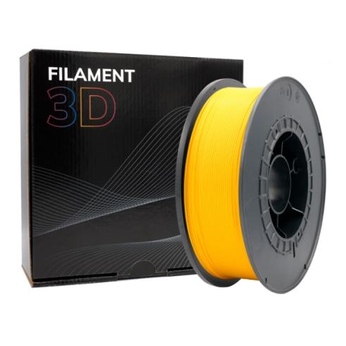 Filamento 3D - PLA - Cor: Amarelo - 1,75 mm / 1 kg