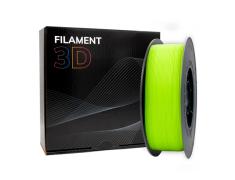 Filamento 3D - PLA - Cor: Amarelo Fluorescente - 1,75 mm / 1 kg