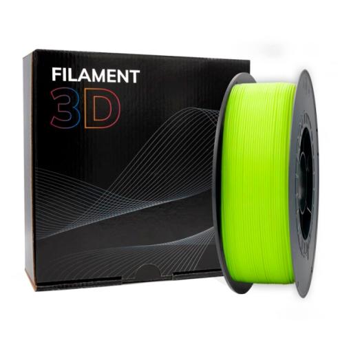 Filamento 3D - PLA - Cor: Amarelo Fluorescente - 1,75 mm / 1 kg