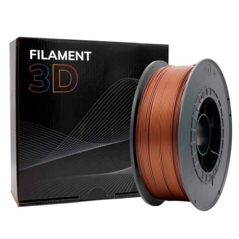 Filamento 3D - PLA - Cor: Bronze - 1,75 mm / 1 kg