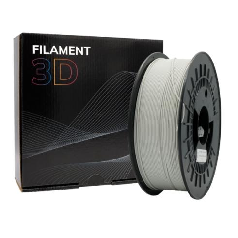 Filamento 3D - PLA - Cor: Cinza - 1,75 mm / 2,5 kg