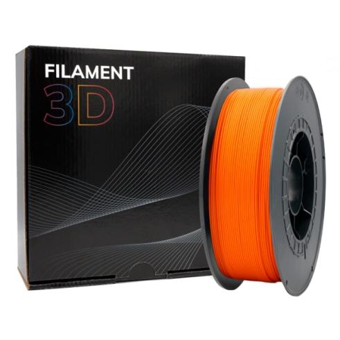Filamento 3D - PLA - Cor: Laranja - 1,75 mm / 1 kg