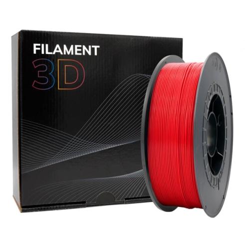 Filamento 3D - PLA - Cor: Vermelho - 1,75 mm / 1 kg