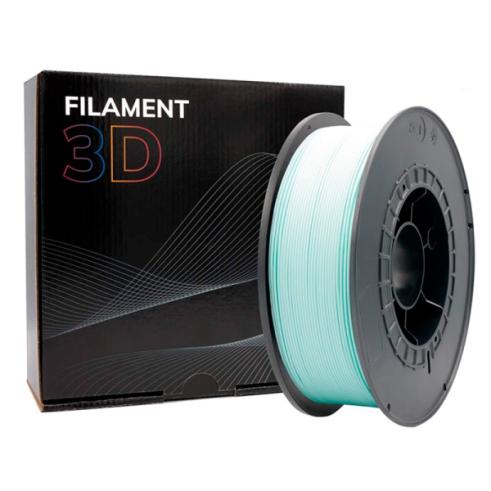 Filamento 3D - PLA - Cor: Turquesa Claro - 1,75 mm / 1 kg