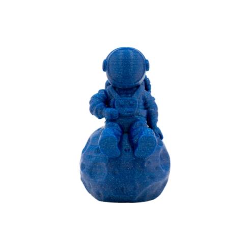 Filamento 3D - PLA GLITTER - Cor: Azul - 1,75 mm / 1 kg