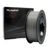 Filamento 3D - PLA GLITTER - Cor: Prateado - 1,75 mm / 1 kg