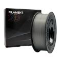 Filamento 3D - PLA GLITTER - Cor: Prateado - 1,75 mm / 1 kg