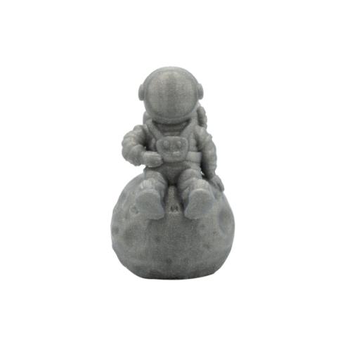 Filamento 3D - PLA GLITTER - Cor: Prateado - 1,75 mm / 1 kg