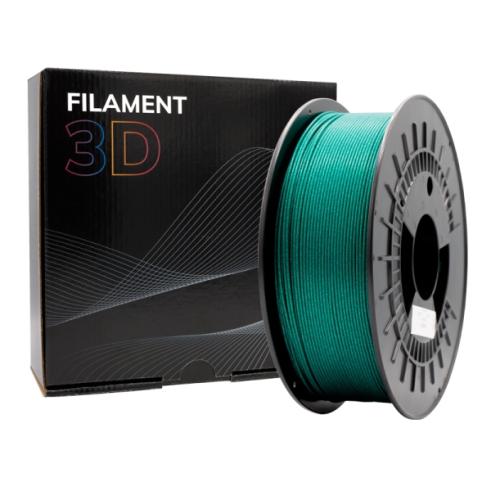Filamento 3D - PLA GLITTER - Cor: Verde - 1,75 mm / 1 kg