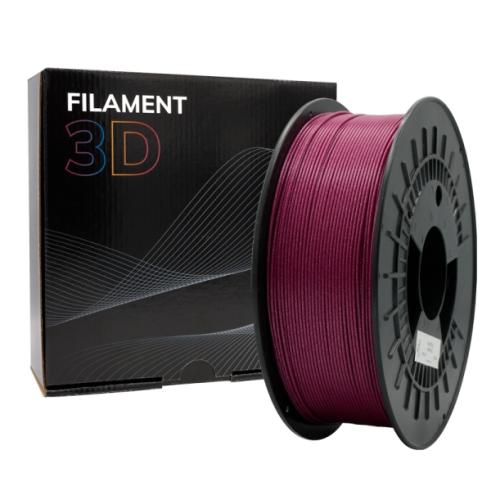Filamento 3D - PLA GLITTER - Cor: Violeta - 1,75 mm / 1 kg
