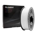 Filamento 3D - PLA MATTE - Cor: Branco - 1,75 mm / 1 kg