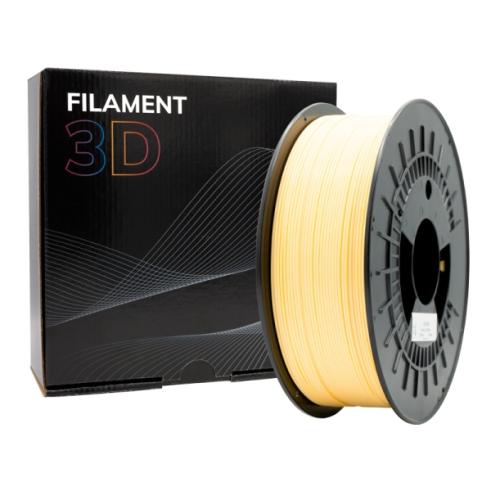 Filamento 3D - PLA MATTE - Cor: Creme - 1,75 mm / 1 kg