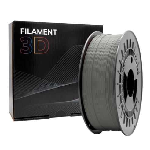 Filamento 3D - PLA MATTE - Cor: Cinza Escuro - 1,75 mm / 1 kg