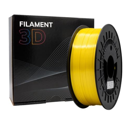Filamento 3D - PLA SILK - Cor: Amarelo - 1,75 mm / 1 kg