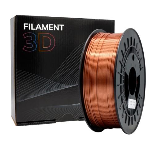 Filamento 3D - PLA SILK - Cor: Cobre - 1,75 mm / 1 kg