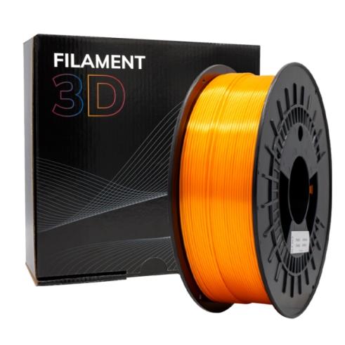 Filamento 3D - PLA SILK - Cor: Laranja - 1,75 mm / 1 kg