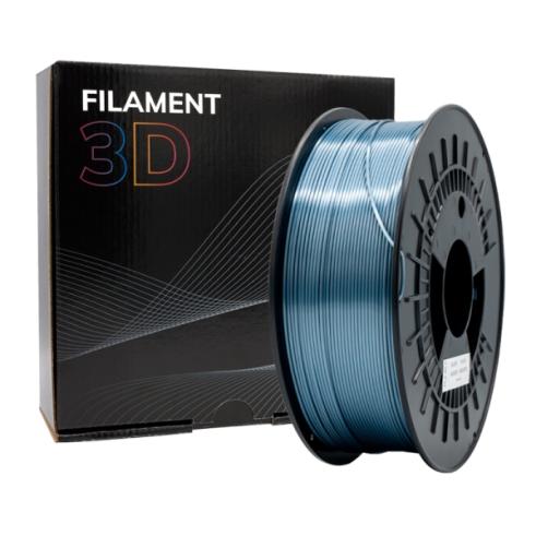 Filamento 3D - PLA SILK - Cor: Prateado - 1,75 mm / 1 kg