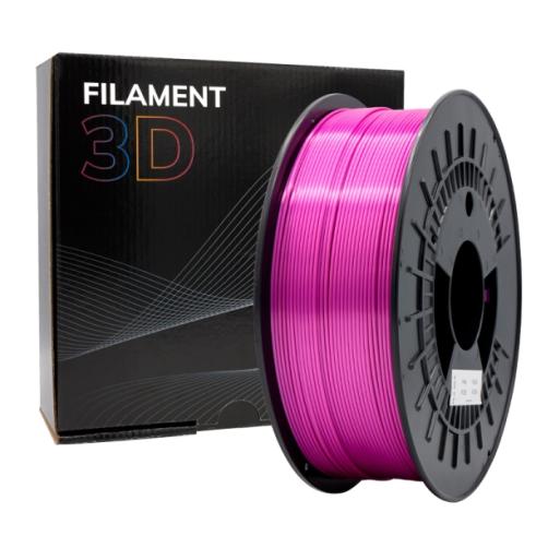 Filamento 3D - PLA SILK - Cor: Rosa - 1,75 mm / 1 kg