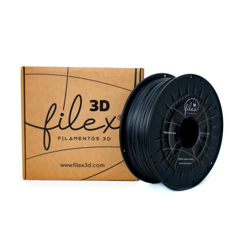 Filex3d PLA 850 1KG 1.75 Filamento de Seda Negra