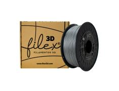 Filamento Filex3d PLA +PREMIUM 1KG 1,75 Prata