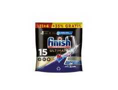 Finish Powerball Ultimate Tudo em 1 Cápsulas para Máquina de Lavar Louça 11+4 doses