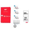 FOLHETAS 30CM ANTI-RASGO 130 MICRONS 25 UNIDADE