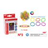 Faixas de borracha fluorescente 60g 30x1,5mm