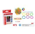 Faixas de borracha fluorescente 60g 30x1,5mm